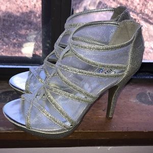 BOGO FREE Silver Glitter Heels